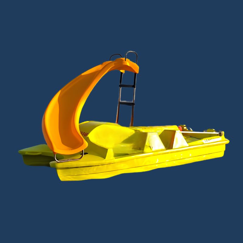 P4P Tretboot mit Rutsche zum Verleih in Moniga del Garda