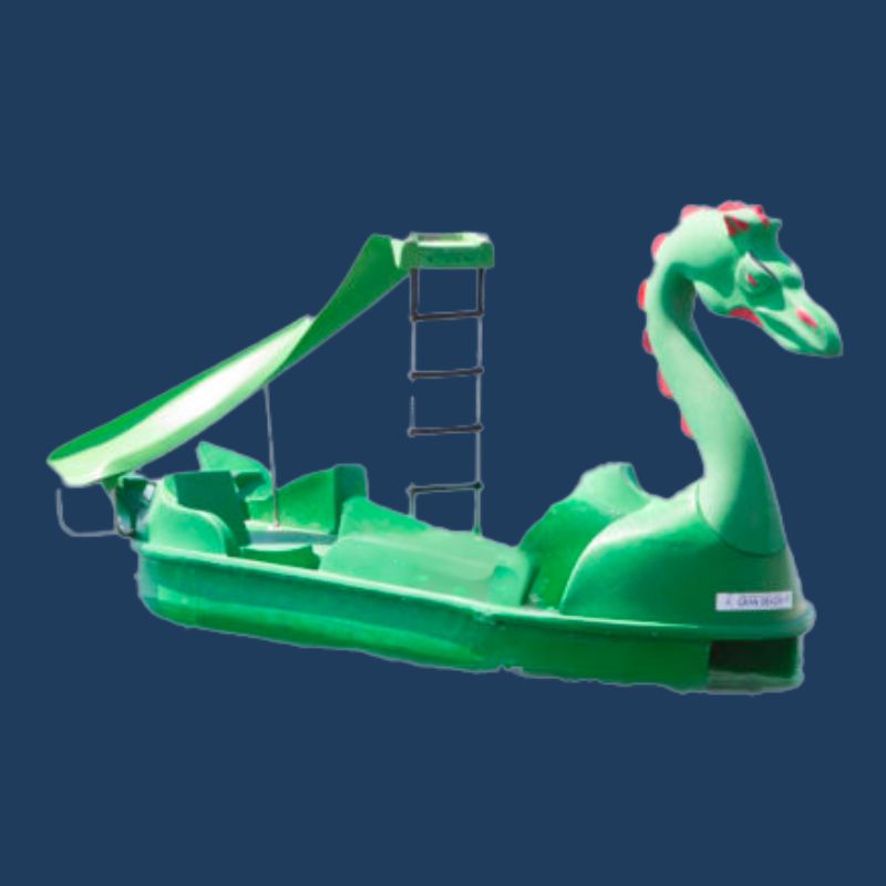 Drago Tretboot mit Rutsche zum Verleih in Moniga del Garda